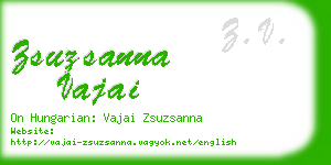 zsuzsanna vajai business card